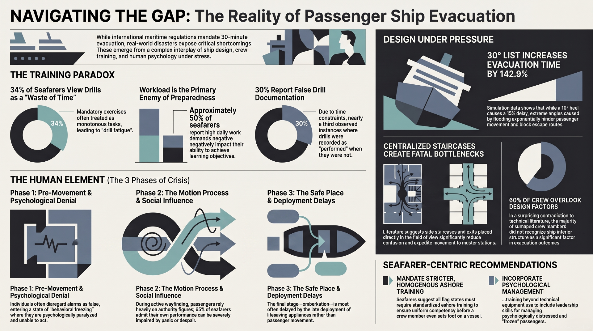Infographic: Navigating the gap in passenger ship evacuation